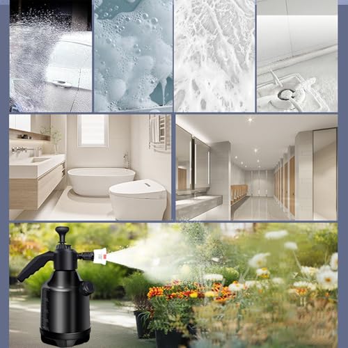 Genérico Pulverizador Con Bomba De Espuma - Pulverizador Manual De Espuma De 3 Litros, Botella A Prueba De Fugas | Diseño Transparente De Reforzado Resistente A Productos Químicos, Para Baño, Cocina, - imagen 5