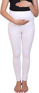 Mommy Fash'n Maternity Leggings for Women | Organic Cotton | Over Belly Support | Stretchable &amp; Breathable | Pregnancy Pants