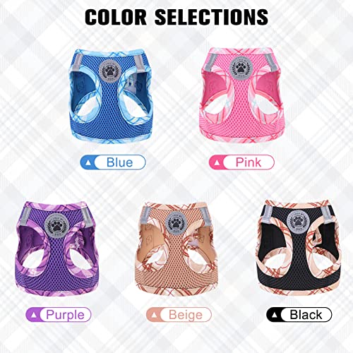 Beautyzoo Dog Harness And Leash Set For Small Dogs, No Pull Step-In Harness For Puppy Medium Dogs And Cats, Air Mesh Adjustable Breathable Soft No Chock Escape Proof Harness For Cat Boys And Girl #TOP6