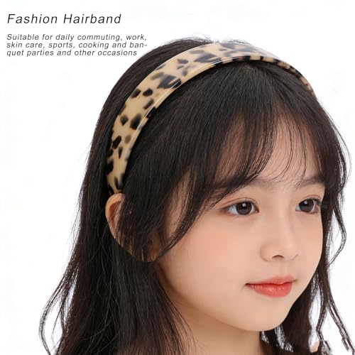Ycauty Bandeau élastique antidérapant réglable - Bandeau tendance antidérapant pour femmes et filles, bandeau de cheveux extensible confortable pour fête, travail, sport, usage quotidien (Ljus färg) – vue 8