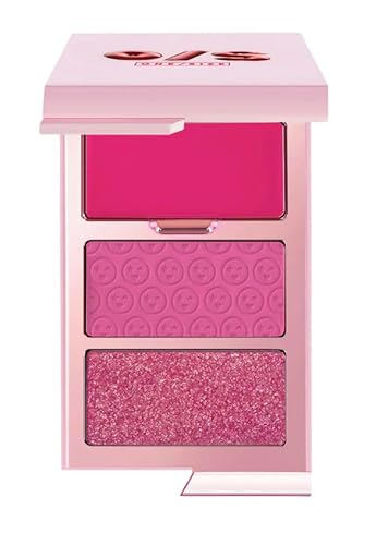 Generic O/S by Patrick Starrr Cheek Clapper 3D Blush Trio Palette Gworly Pop, Bright Pink