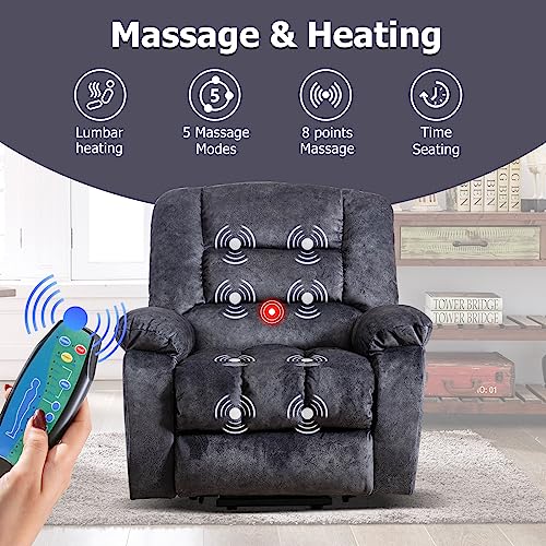 Phoenix Home Power Chair Lift Recliner, Grey #TOP6