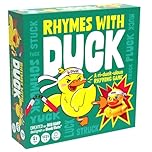 Duck Rhyme Board Game, Funny Wordplay Game for Families and Parties