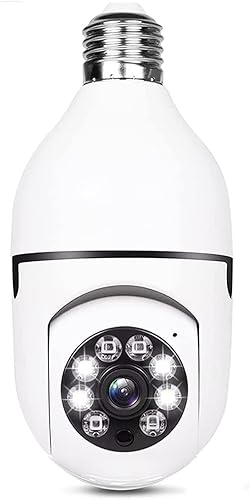 Foco HD cámara de seguridad inalámbrica para exteriores WiFi 5G24G 360 detector de movimiento cámara de bombilla de conversación