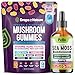 PELLA NUTRITION Sea Moss Organic Liquid Drops | Organic Lions Mane Mushroom Gummies | Bundle