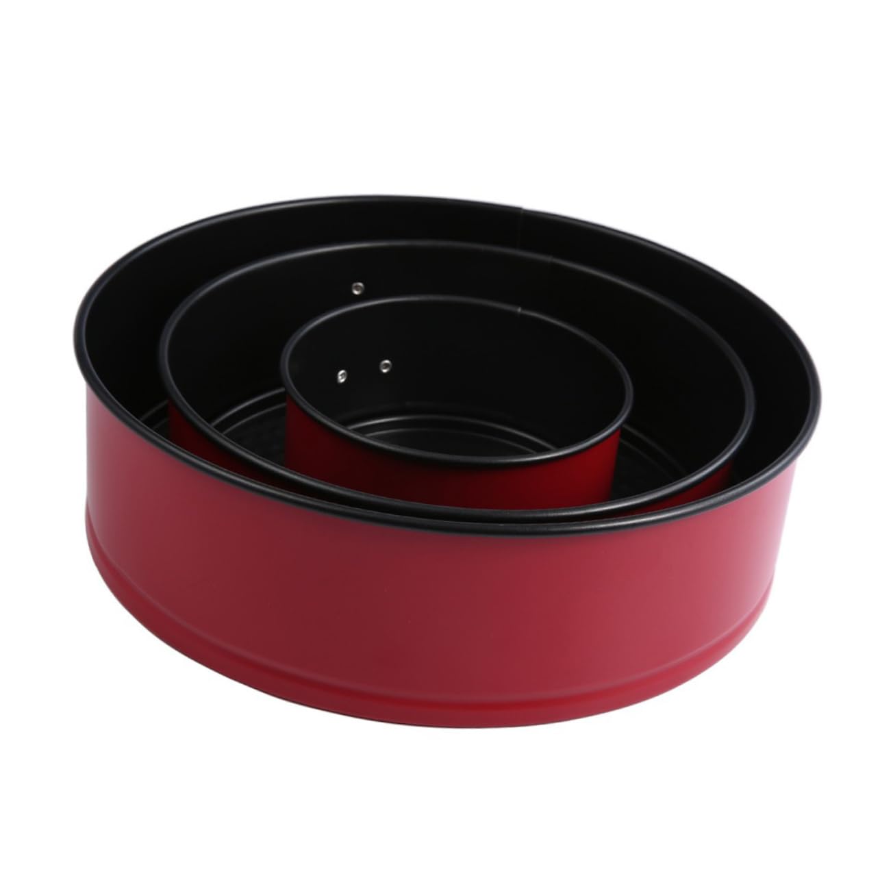 OKUMEYR 7-inch Non-stick Cake Pan Leakproof Adjustable Steel Stainless Steel Cake Tin Set Random Color