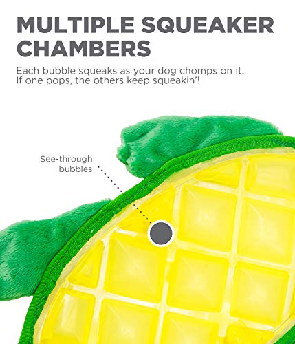 Image of Outward Hound Bubble Palz Plush Gator Dog Toy, Large