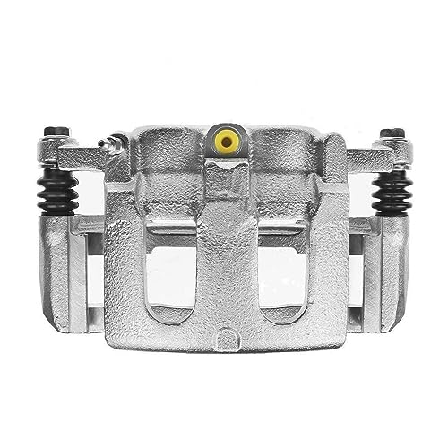 Image of Detroit Axle - Front Right Brake Caliper for Ford Explorer Flex Taurus Lincoln MKT MKS Passenger Side Brake Caliper with Bracket Replacement