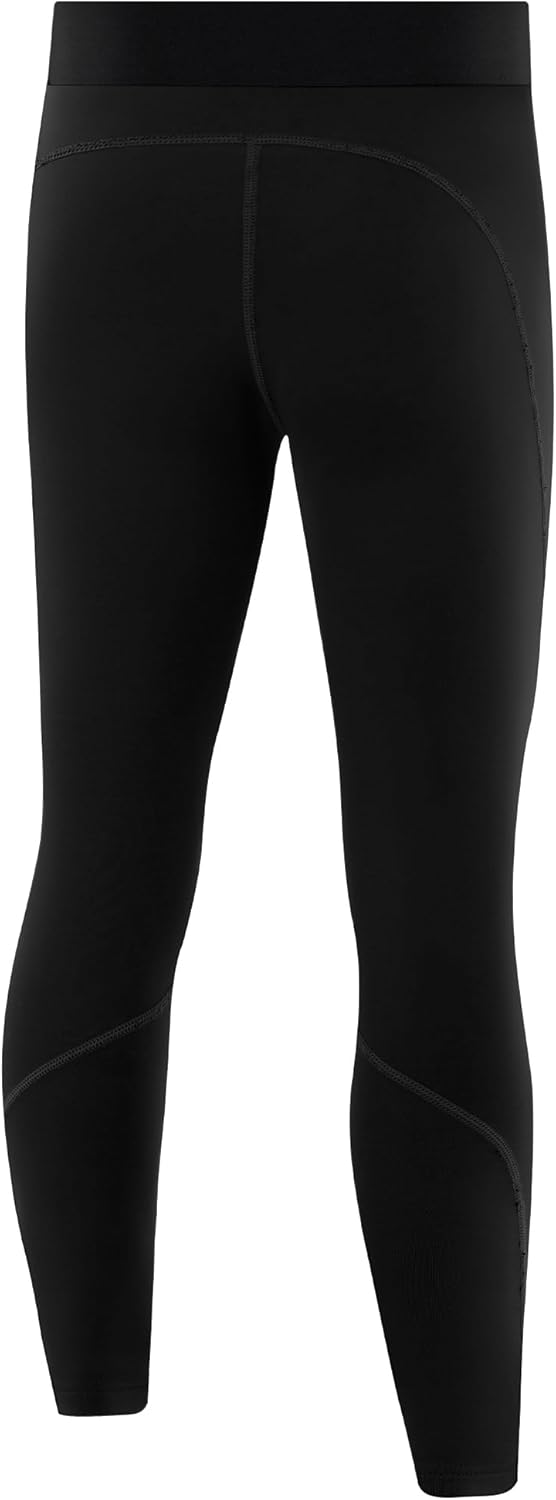 Blueleaf Boys Thermal Compression Pants - Youth Fleece Lined Athletic Leggings Kids Base Layer Tights Cold Weather Gear - Image 2