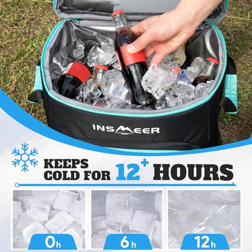 Insmeer Cooler With Wheels, Portable Rolling Cooler thumb #2