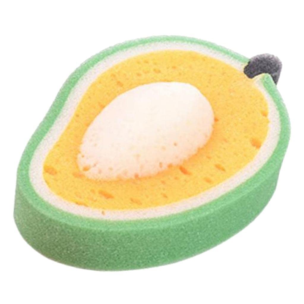 ATORSE 2xCartoon Fruit Children Bath Cleaning Sponge Dishwashing Sponge Mango|Home & Garden|Household Supplies & Cleaning|Cleaning Towels & Cloths 2