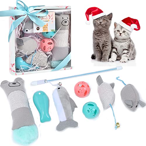 Vealind Interaktives Spielzeug für Katzen und Katzen, in schöner Geschenkbox Cover