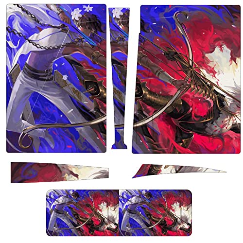 PS5 �X�L���V�[�� �A���W���i �J���i FGO PS5 Sticker �f�B�X�N�� PlayStation 5 �X�L���V�[�� �ی�J�o�[ �{�� �R���g���[���[ �X�L���t�B���� �J�o�[ �X�e�b�J�[ �C�A�h�~ ����h�~ �ی�V�[�� �S�ʕی� �v���C�X�e�[�V��