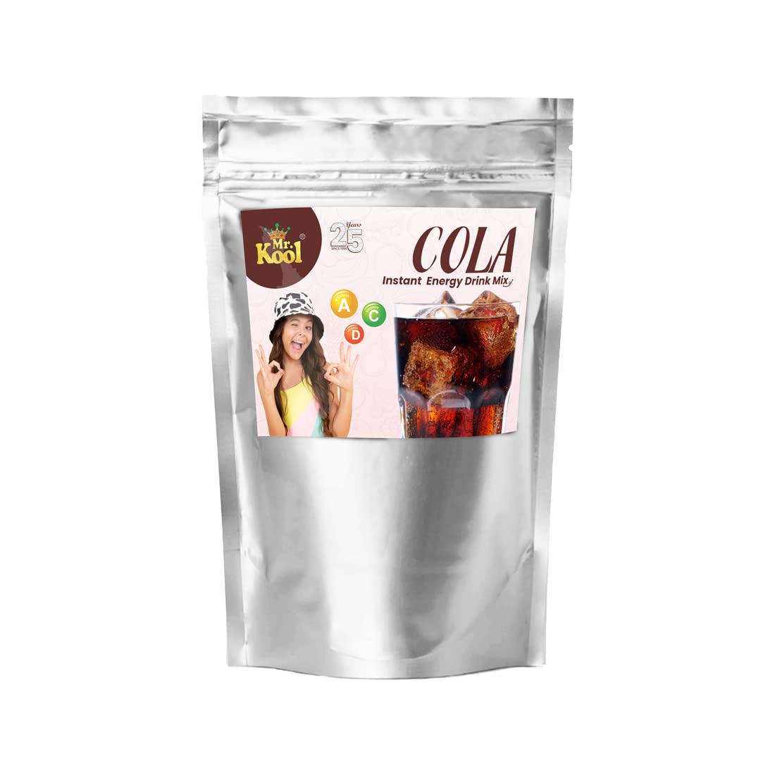 Mr. Kool Instant Energy Drink Powder Cola 400 Gm X 5 Pack