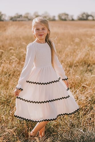 Little Girl Long Sleeve Dress 6-12 Y2
