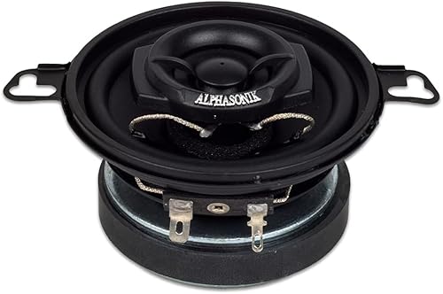 Miniatura 65 de Alphasonik NSW408 Neuron 400 Series 8 pulgadas 750 vatios máx. / 250 vatios RMS Dual 4 Ohm Subwoofer para automóvil con imán de alto grado de papel