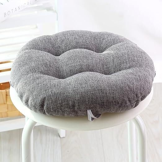 Round bar Stool Cushions 40/32 cm Stool Cushions round tie on seat pads Chair Pads For Dining Kitchen Chairs Seat Pads For High Stool(@1,32x32cm)