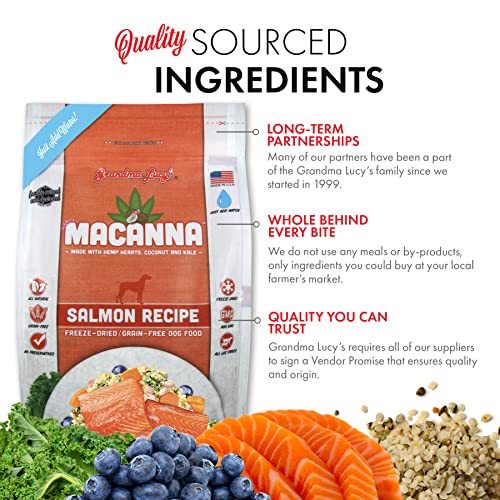 Macanna Salmon Freeze-Dried Dog Food 8Lbs #TOP5