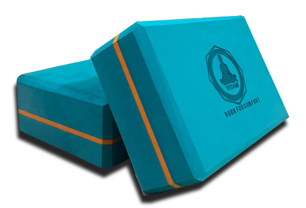 VEDAM; BORN FOR COMFORT EVA (Aqua) Yoga Brick| Block for men and women(Set of 2), High Density EVA Brick Sweat resistant, Odour resistant, Non-Slip brick and Highly Stable (Aqua) (B0B6ZNS9T3) Amazon Price History, Amazon Price Tracker