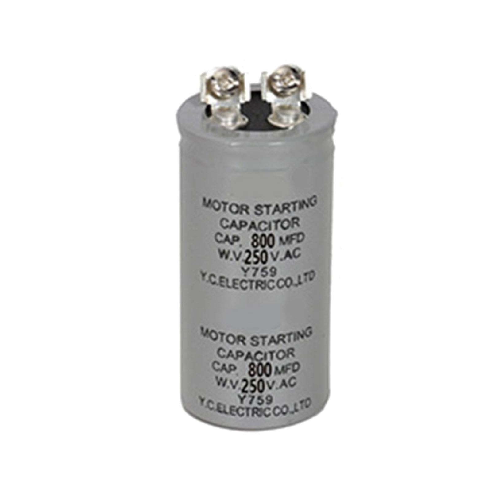 Motor Start Capacitor CD60 125V / 250V 50UF-1200UF Motor Starting Running Capacitor for Professional and Home Use Start