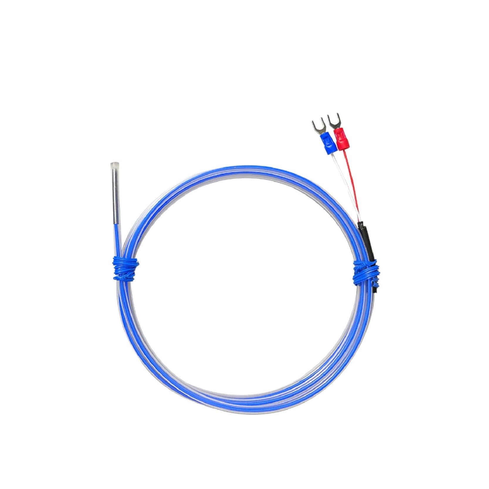 Tipo K cable 0-200°C -50-200°C del teflón sensor de temperatura la sonda termopar Pt100(Pt100-4m)