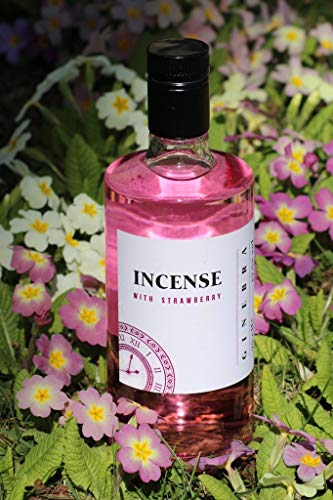 Incense Strawberry Gin Rose, Dry Gin mit Erdbeer Geschmack, Gin Rosa (1 x 0.7 L) mit 37,5% vol. – Bild 5