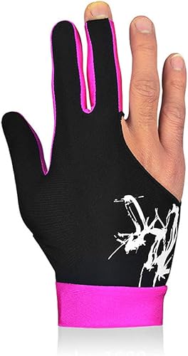 Miniatura 5 de Guantes de billar con 3 dedos para hombre y mujer, guantes de billar para hombre y mujer, guantes de billar Interceable
