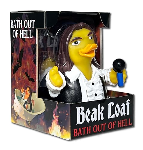 CelebriDucks - Beak Loaf - Bath Out of Hell - Floating Rubber Ducks - Collectible Bath Toy Gift for Kids & Adults of All Ages