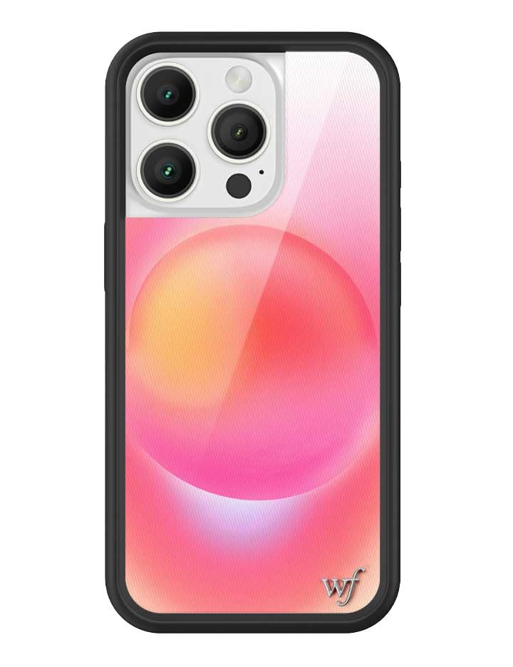 Image of Wildflower Cases - iPhone 16 Pro Compatible - Hot Pink Aura