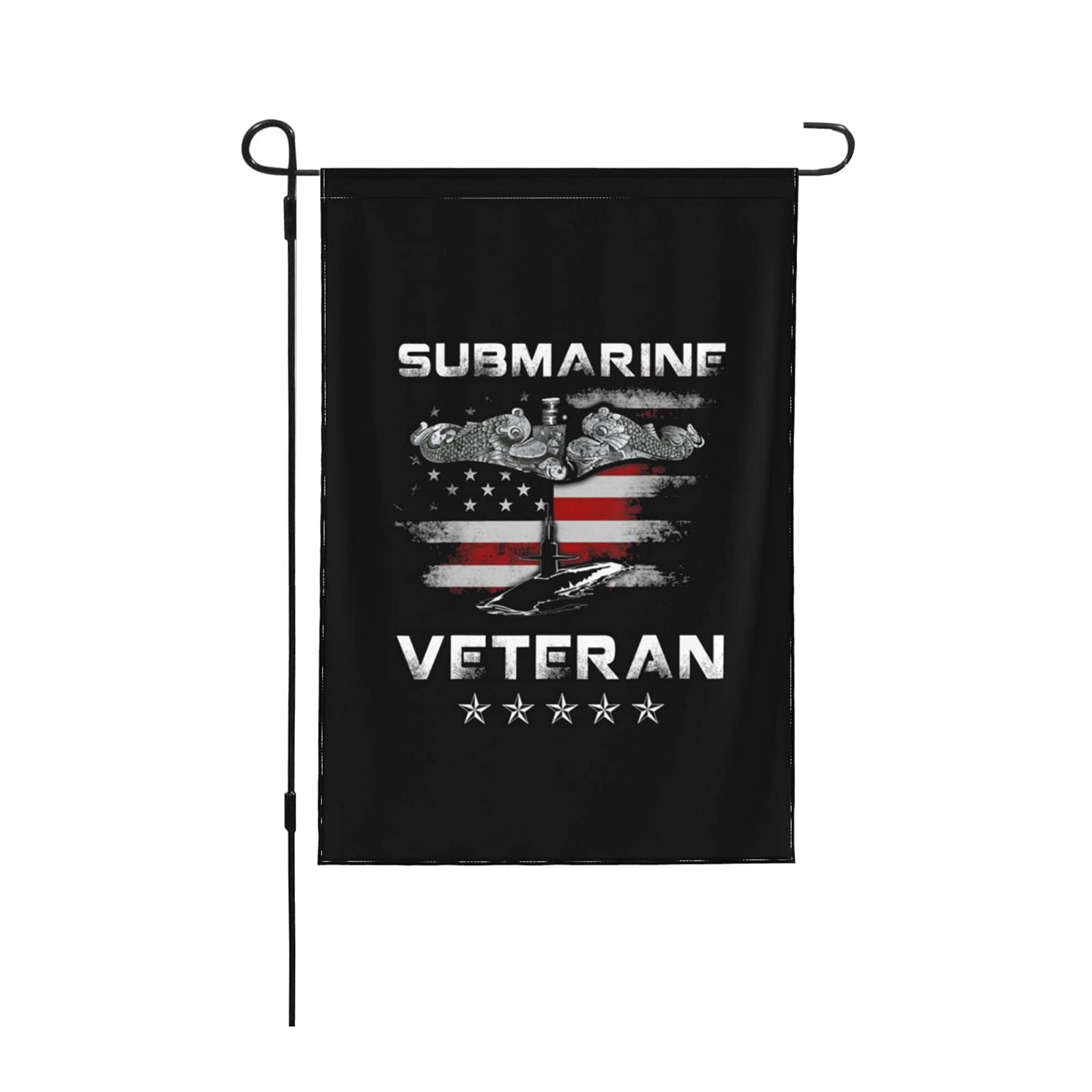 SYLALEPiufryasc Vintage Submarine Veteran American Flag Flag 28x40in Outdoor Flags House Flag Garden Flag Yard Flag Banner