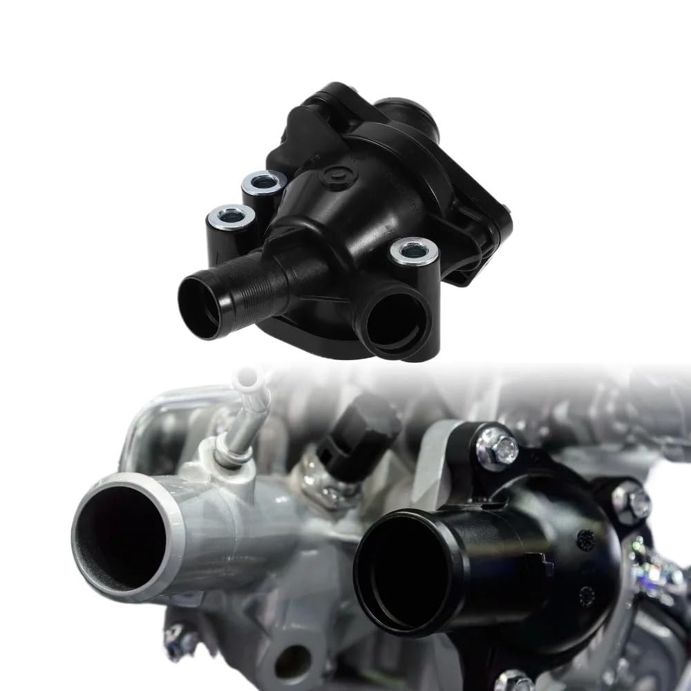 Termostat OBUDOWA TERMOSTATU 31319606 Termostat płynu chłodzącego silnika, zestaw termostatu pasujący do Volvo XC60 S40 S60 J60F, stop aluminium lub plastik