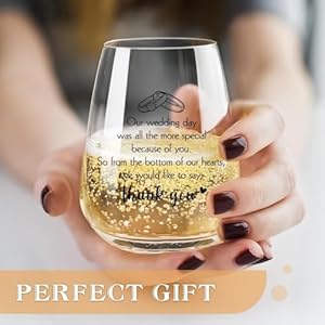 Wedding officiant gifts wine bagbest officiant ever gifts from couplebride groom thank you wedding giftsfunny wine glass and wine bag setpairs well with officiant wedding officiant beige  urban country home decor