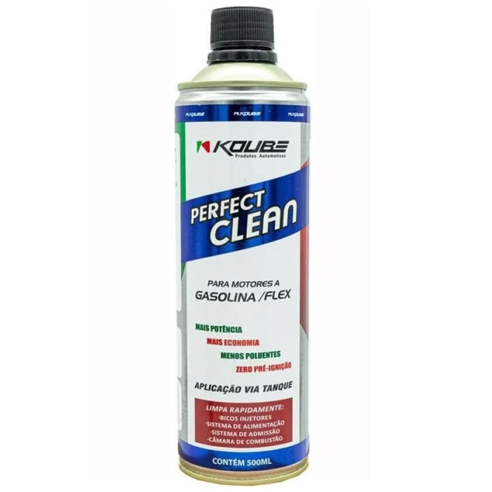 Aditivo Combustível Perfect Clean 500ml para Motores Etanol, Gasolina, Gnv e Flex Koube