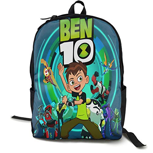 Mochila Ben 10 Omniverse Or Reboot con compartimento para portátil y respaldo acolchado