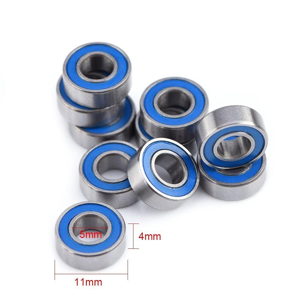 Produktbild von PATIKIL Drucklager 5×11×4,5 Mm – 6 Stück Chromstahl, Für Langsame Drehbewegungen