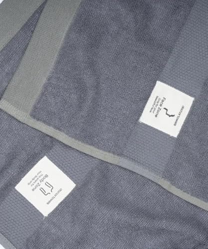 Image of Doctor Towels, World's First Banana Terry Bath Towel, 400 GSM | Dermatologist Tested for Sensitive Skin | 70 x 140 cm Towels for Bath Large Size | Clinically Tested to Help Reduce Acne - Grey