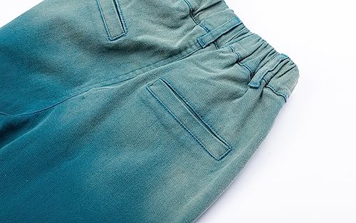 Mud Kingdom Boys Pants Fashion Elastic Waist Pull On Spring Autumn4