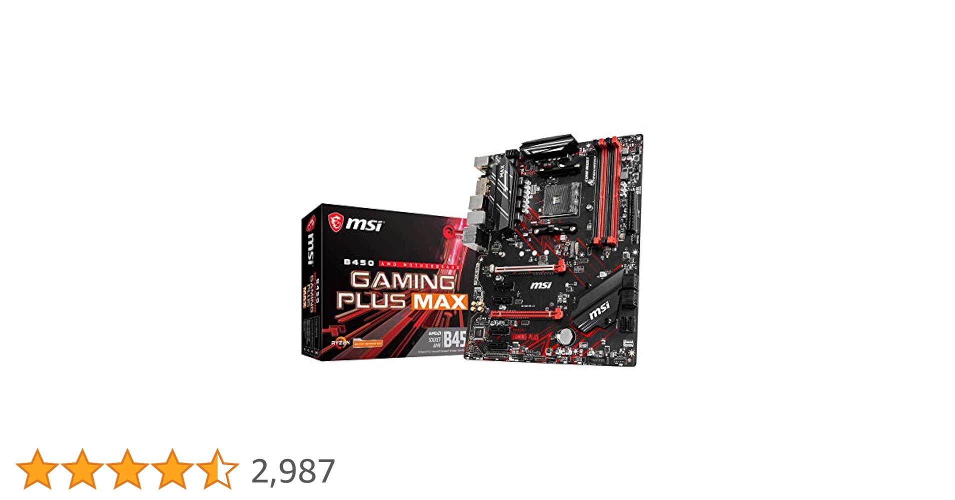 Amazon | MSI B450 GAMING PLUS MAX（ソケットAM4 / B450 / DDR4