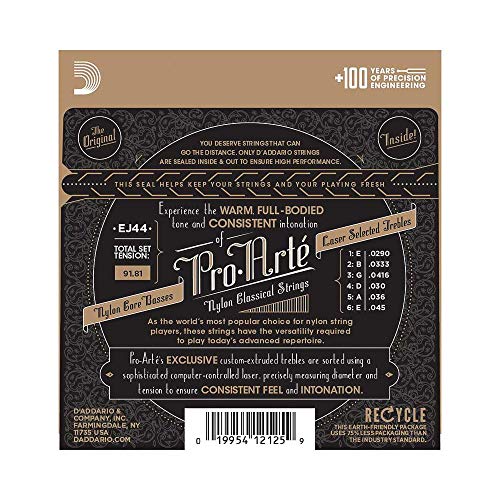 D’Addario EJ46FF Pro Arte jeu de cordes pour guitare classique Tirant fort & Pro-Arte EJ44 Cordes en nylon pour guitare… - Les Beatles, Paul McCartney, John Lennon, RIngo Starr, George Harrison D'Addario EJ46FF Pro Arte jeu de cordes pour guitare classique Tirant fort & Pro-Arte EJ44 Cordes en nylon pour guitare… – Image 7