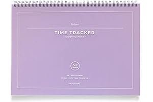 Cute A4 Motemote TIME Tracker: Undated Study Planner