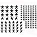 Produktbild JUNMAONO Star Wandaufkleber/Wandgemälde/Wand Poster/Wandbild Aufkleber/Wandbilder/Wandtattoo/Pinupbild/Beschriftung/Pad einfügen/Tapete/Tapezieren/Tapeten/Wand Zeitung/Wandmalerei/3D-Stereo-Wandaufkleber für Die Hausküche Vertraut Halloween Christmas Thanksgiving Day Black Friday Monday Dekoration Kinder Baby