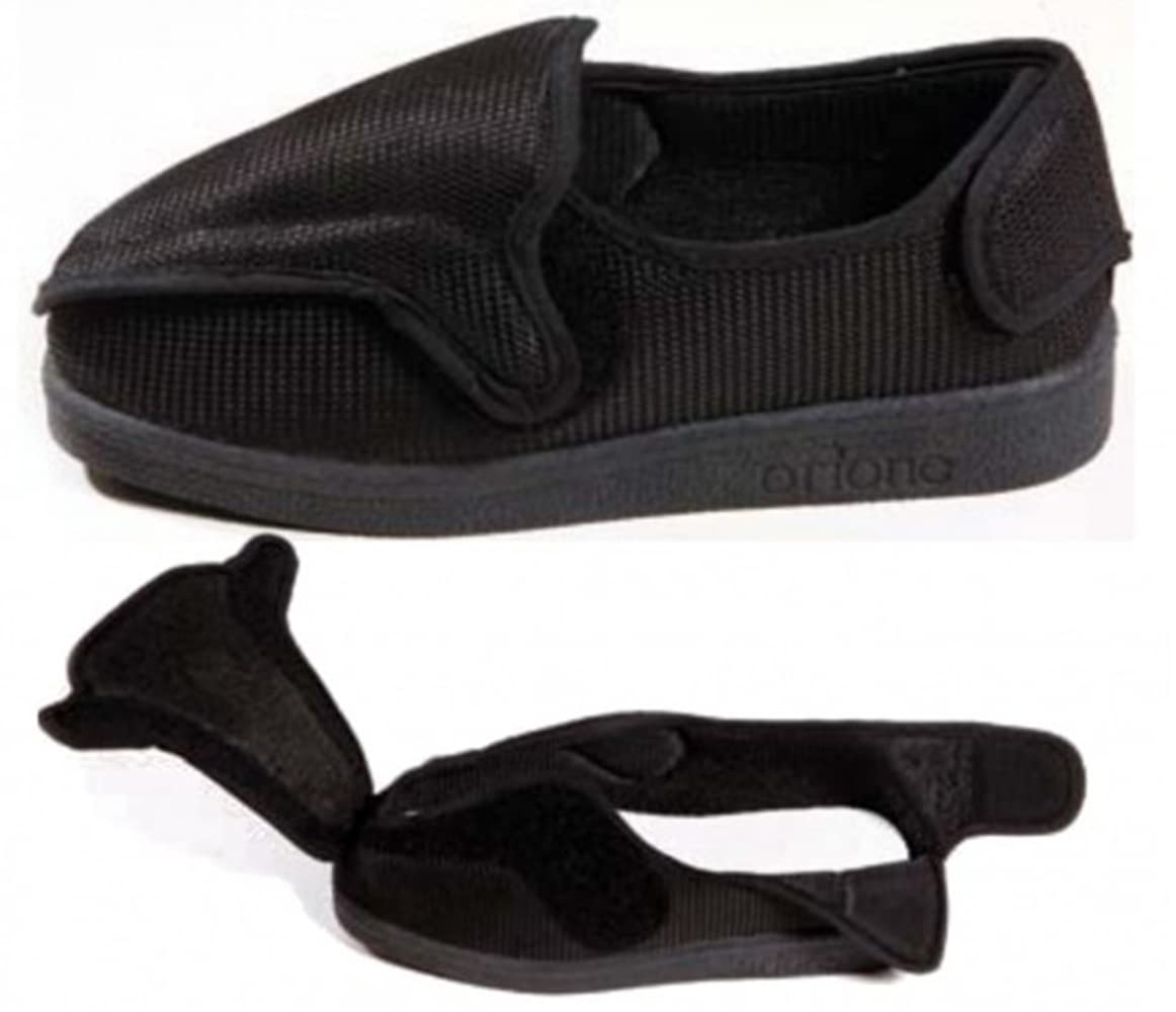 Orione OK PED Safte Zapato Post Operatoria apertura delantera y trasera NEGRO 1 par (tamaño 44)