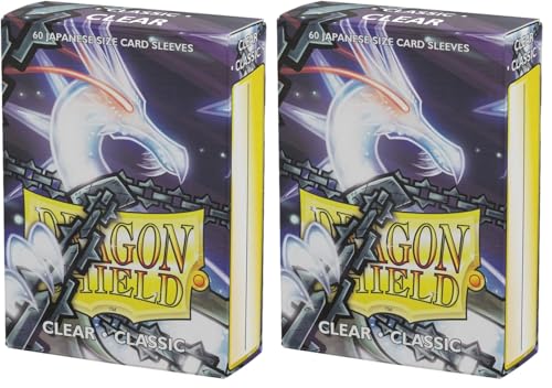 Arcane Tinmen ApS ART10601 Dragon Shield: Japanese Classic – Clear (60), Multicolor (Confezione da 2)