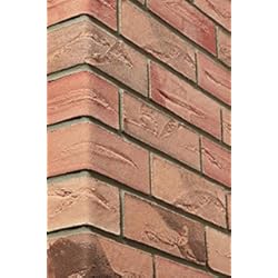Muros Con Revestimiento De Piedra Elabrick - Ladrillo flexible para exteriores y interiores, decoracion pared, paquete 1 metro cuadrado, listones 50x210 mm, color rojo industrial ROJO TENUE, aplicacion muy facil, decoración hogar