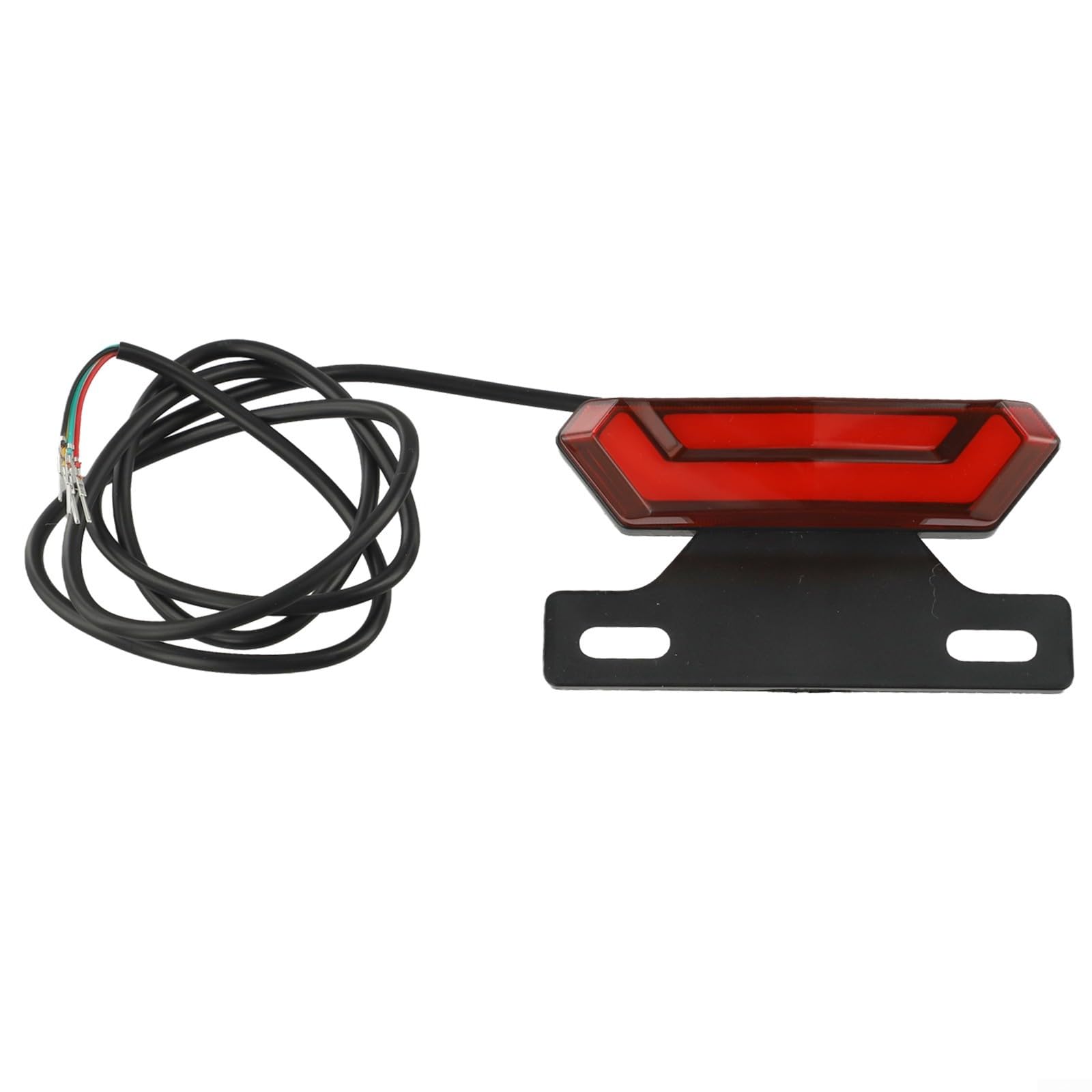 Eieenotee Feu Arrière LED Pour Vélo électrique – 36V/48V, Connecteur SM, Rouge Et Noir, Plastique Résistant, Pour Cyclisme Nocturne