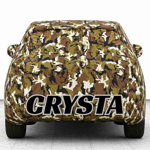 Image of Kings of Cover New Jungle 100% Waterproof Crysta Car Cover | Polyester Car Body Cover for Rain & Sun | UV Protection, Dustproof, Scratch Resistant, Windproof, Heat Resistant, Custom Fit
