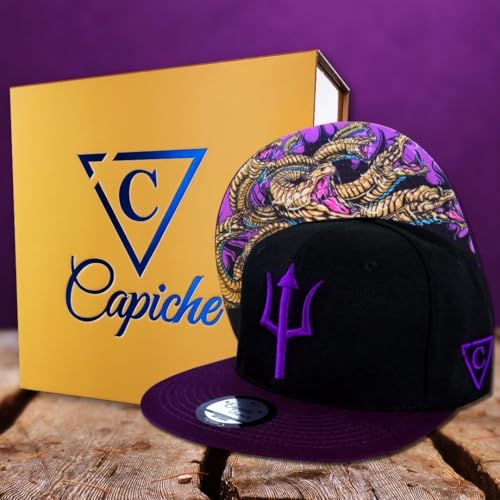 Image of Capiche [99+ Variations Snapback Cap Men's Cap - Baseball - Hat - Art - Unisex - Visor - Men - One Size - Tattoo - Men - Women