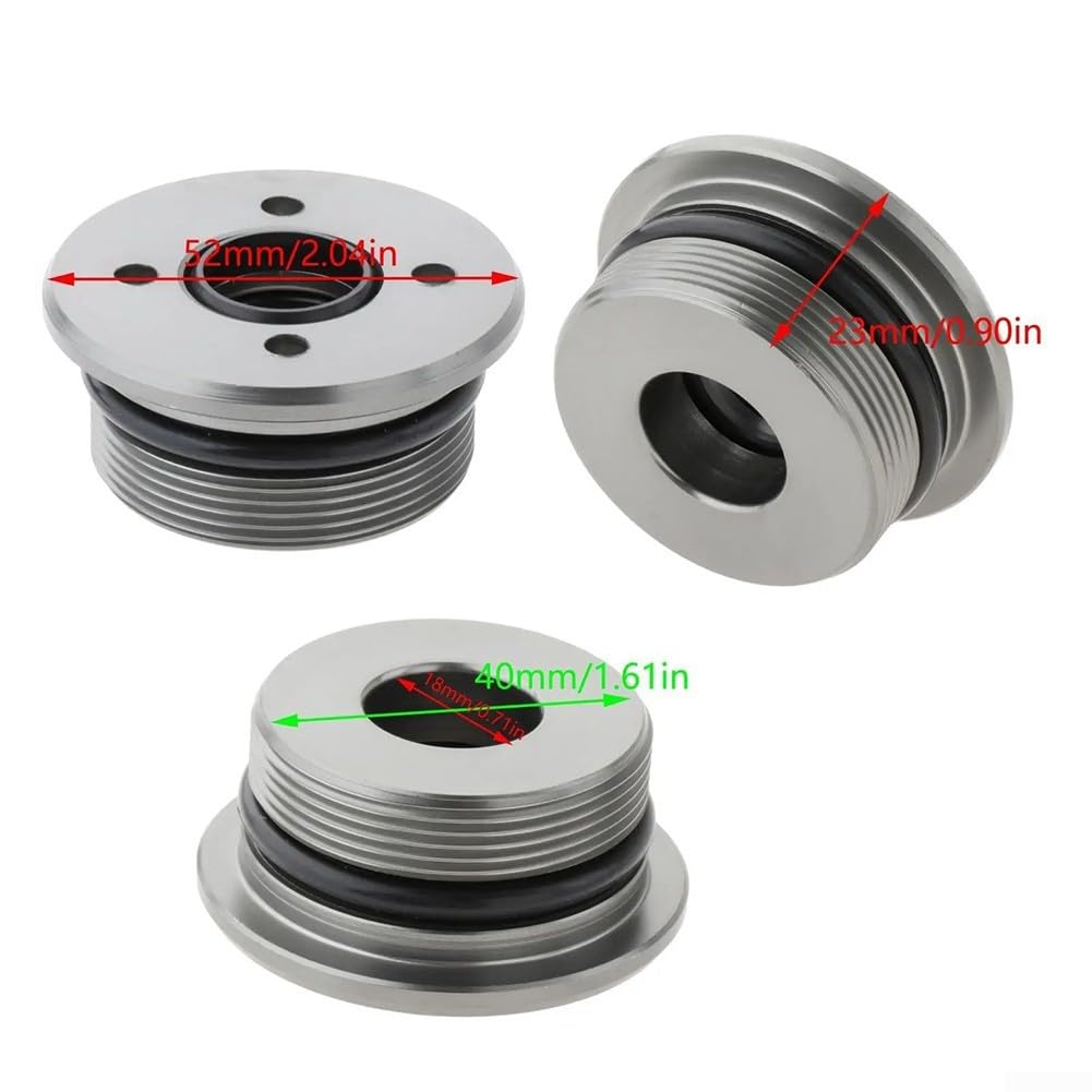 Trim Tilt Assy Screw End Cap, 64E-43821-00 Ricambio in alluminio anodizzato duro per Showa Style 115-250 Motori fuoribordo Uso marino professionale