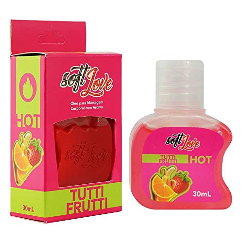 GEL OLEO COMÉSTIVEL PARA MASSAGEM 30ML TUTI FRUTTI - SOFT LOVE