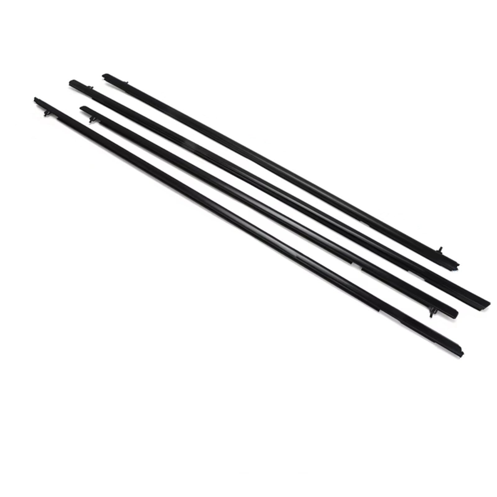 Iukmrt 2006-2011 For Civic 2006-2019 Outer Window Sealed Rubber Car Glass Weatherstrip Seal Belt Trim Sealing Strips Car Door Seal Protector(2006-2011)